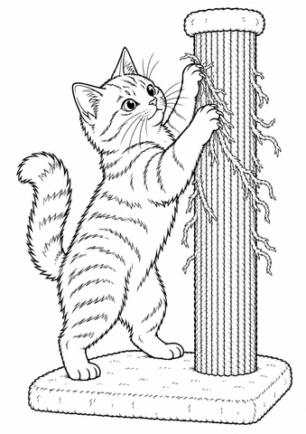 Когти на столбике